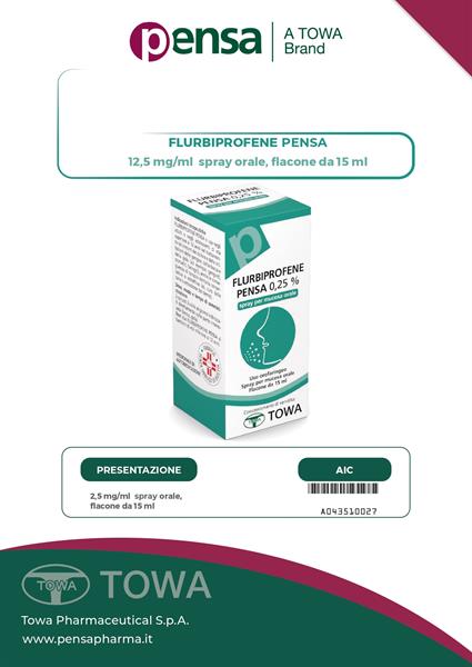 TOWA FLURBIPROFENE SPRAY