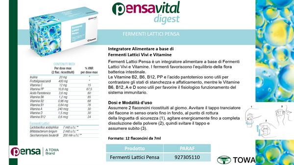 TOWA Fermenti Lattici Pensavital Digest