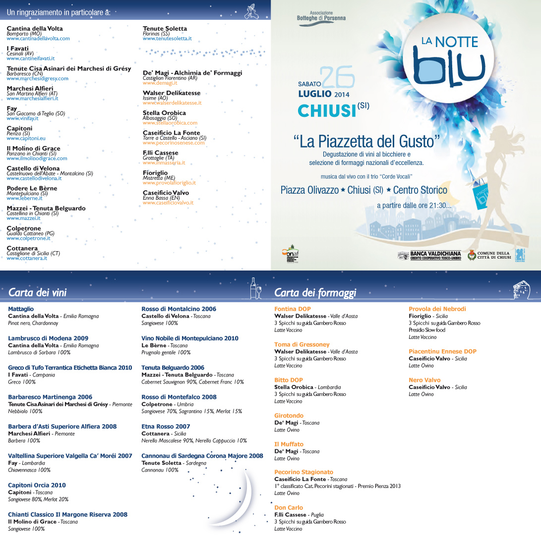 Notte Blu 2014