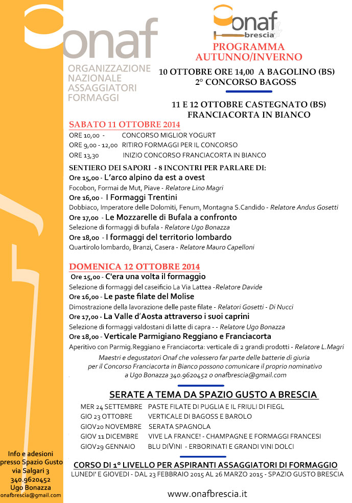 Proposte dalla Delegazione di Brescia