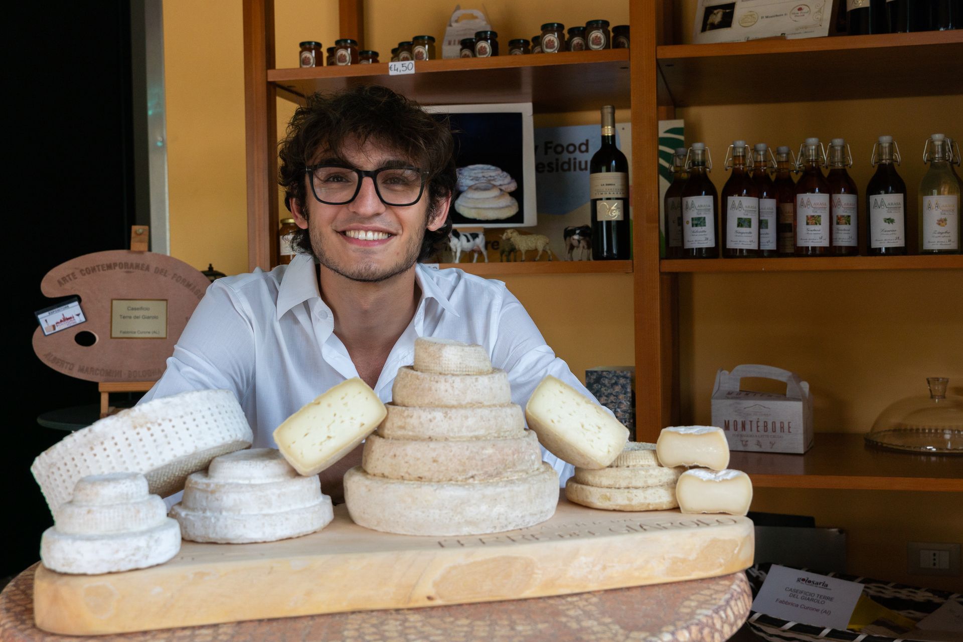 Alessandria, Visita al caseificio Montébore