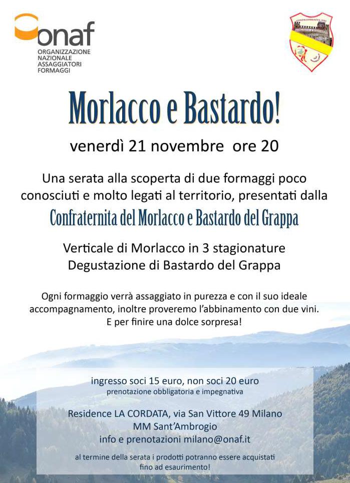 Milano, il Morlacco ed il Bastardo del Grappa