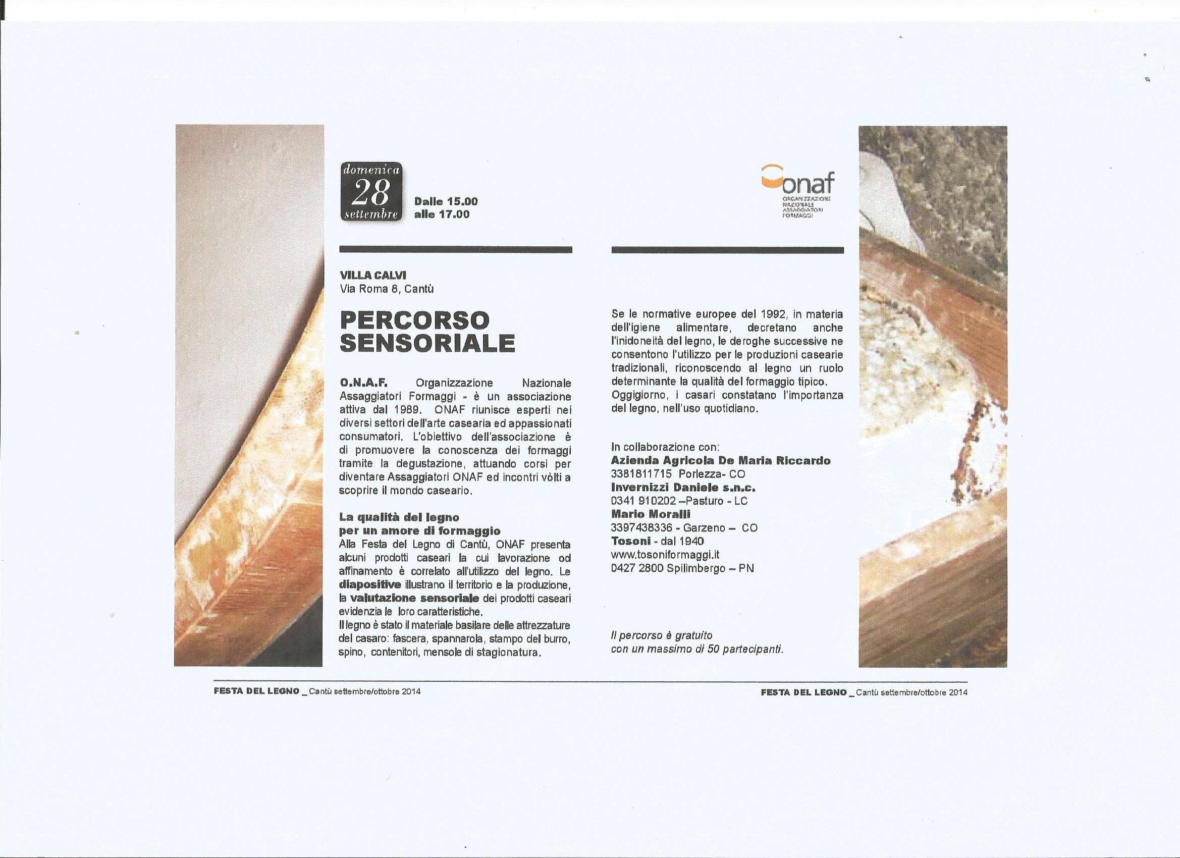 Onaf alla Festa del Legno di Cantù