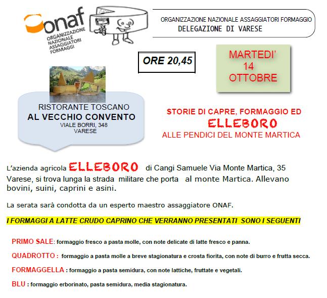 Varese, formaggi a latte crudo di capra