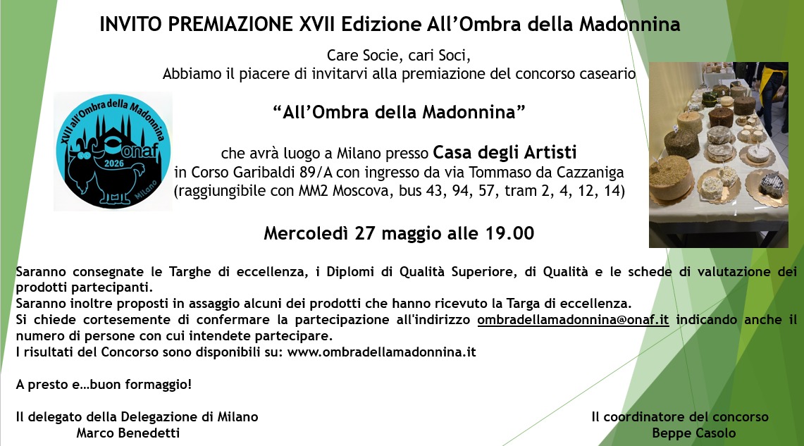 Premiazione Concorso all'Ombra della Madonnina