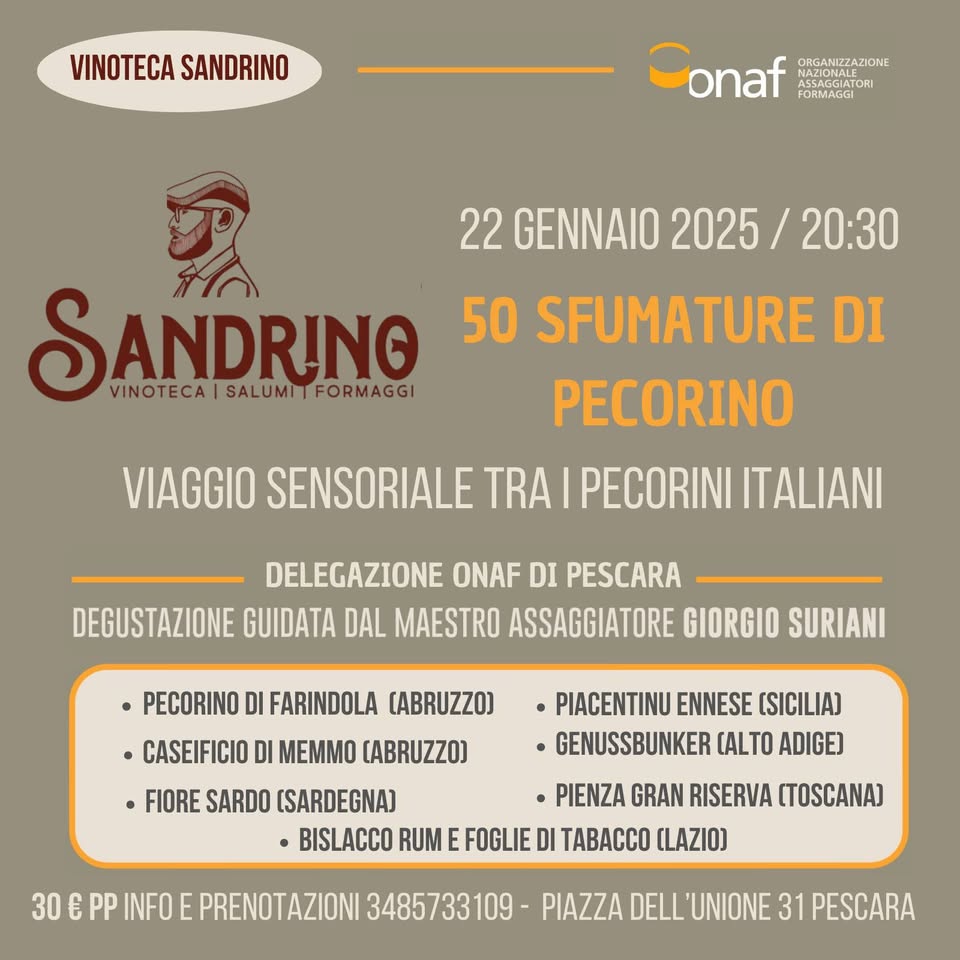 50 Sfumature di Pecorino
