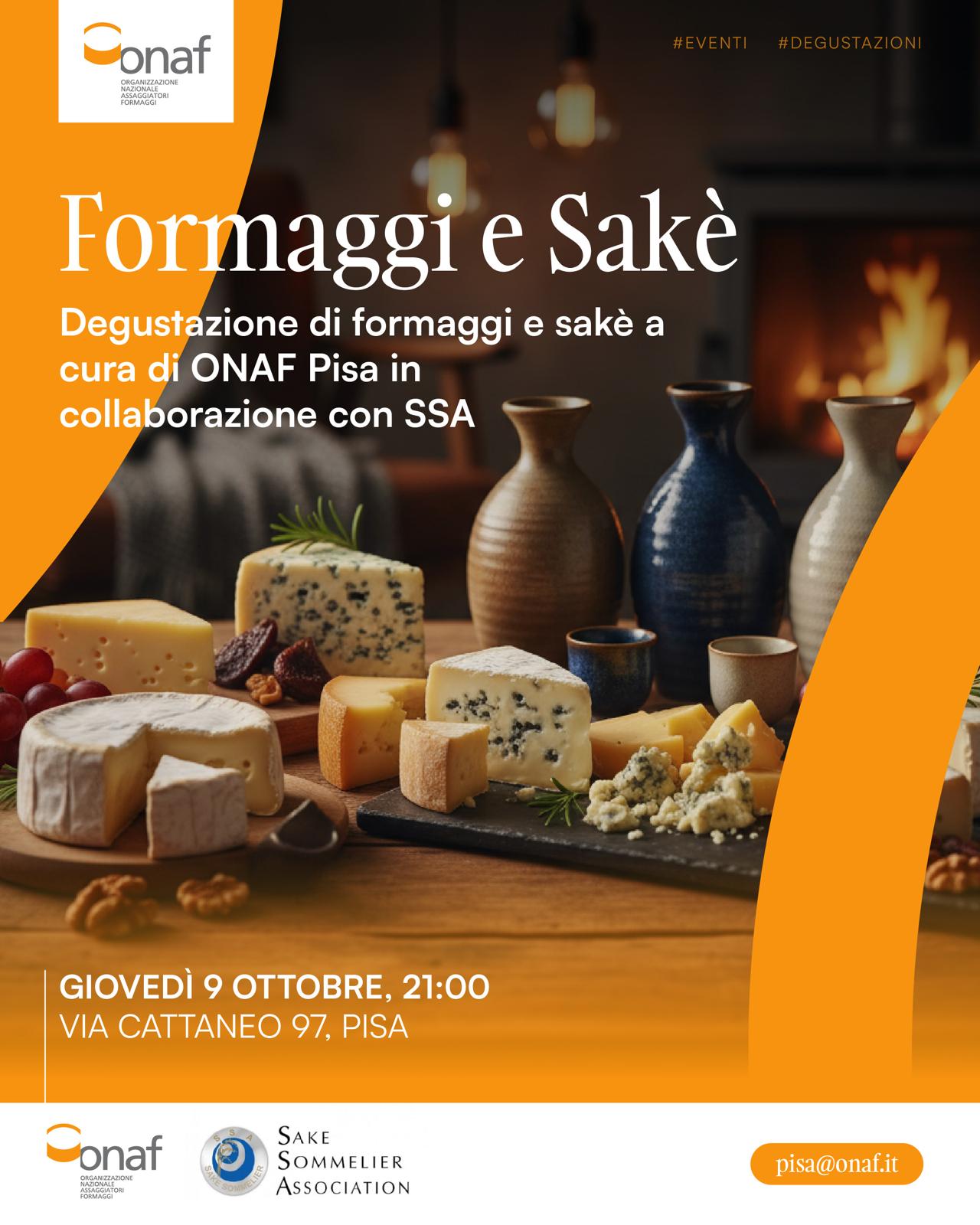 Pisa - Formaggi e Sakè