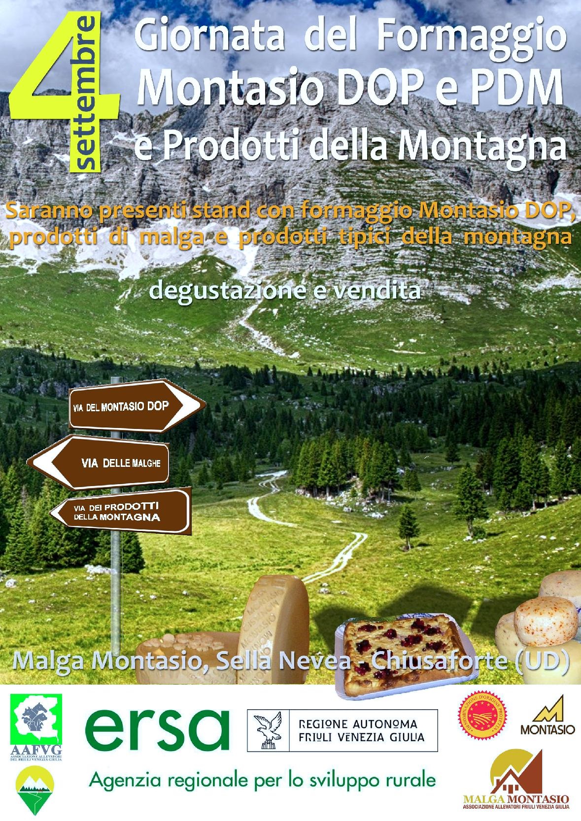 GIORNATA DEL FORMAGGIO MONTASIO DOP E DEI PRODOTTI DI MONTAGNA.
