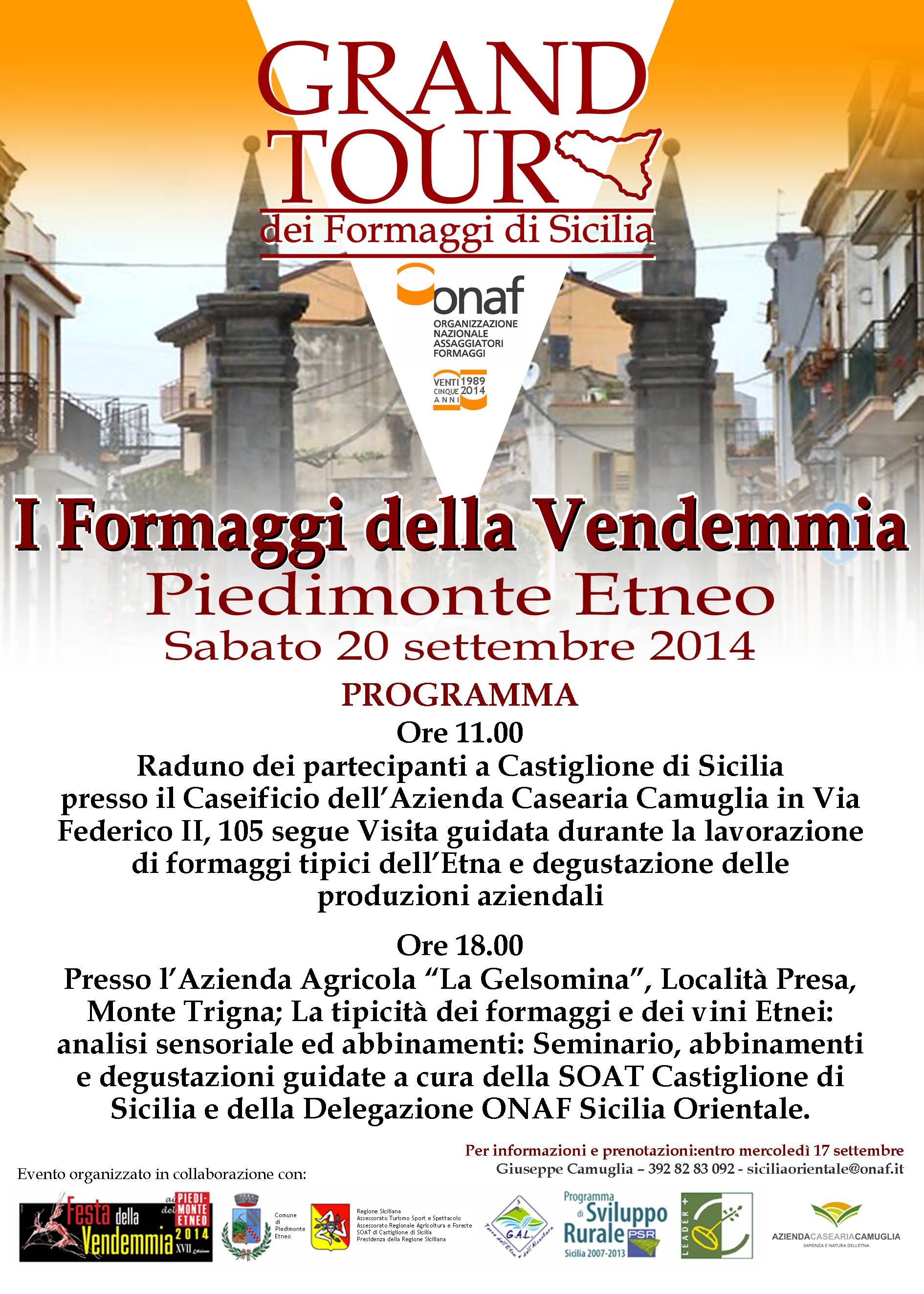 I Formaggi della Vendemmia - Grand Tour dei Formaggi di Sicilia