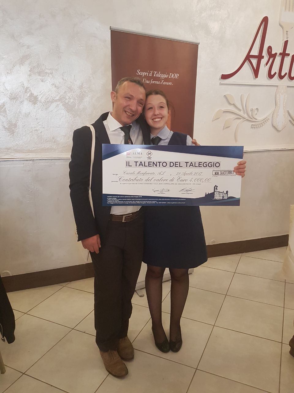 Vittoria al concorso Talenti del taleggio