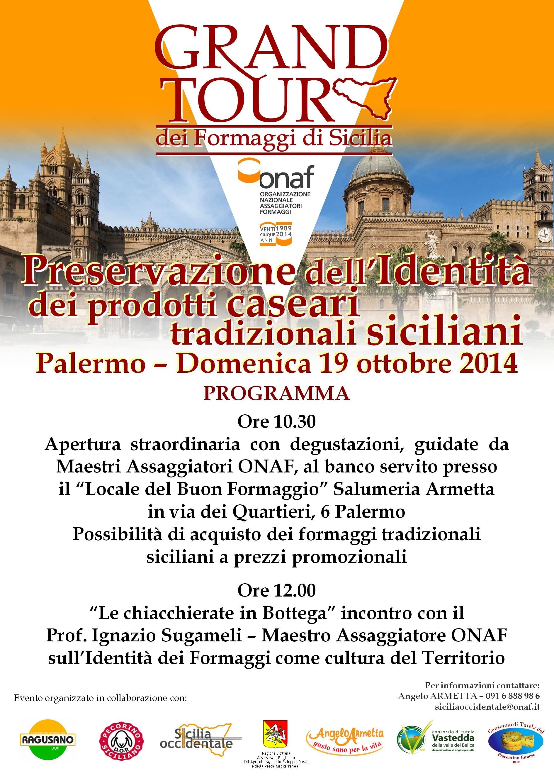 Palermo, I prodotti caseari tradizionali siciliani