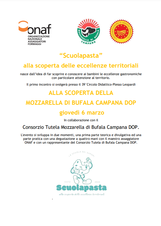 Napoli, ScuolaPasta valorizzazione delle eccellenze territoriali