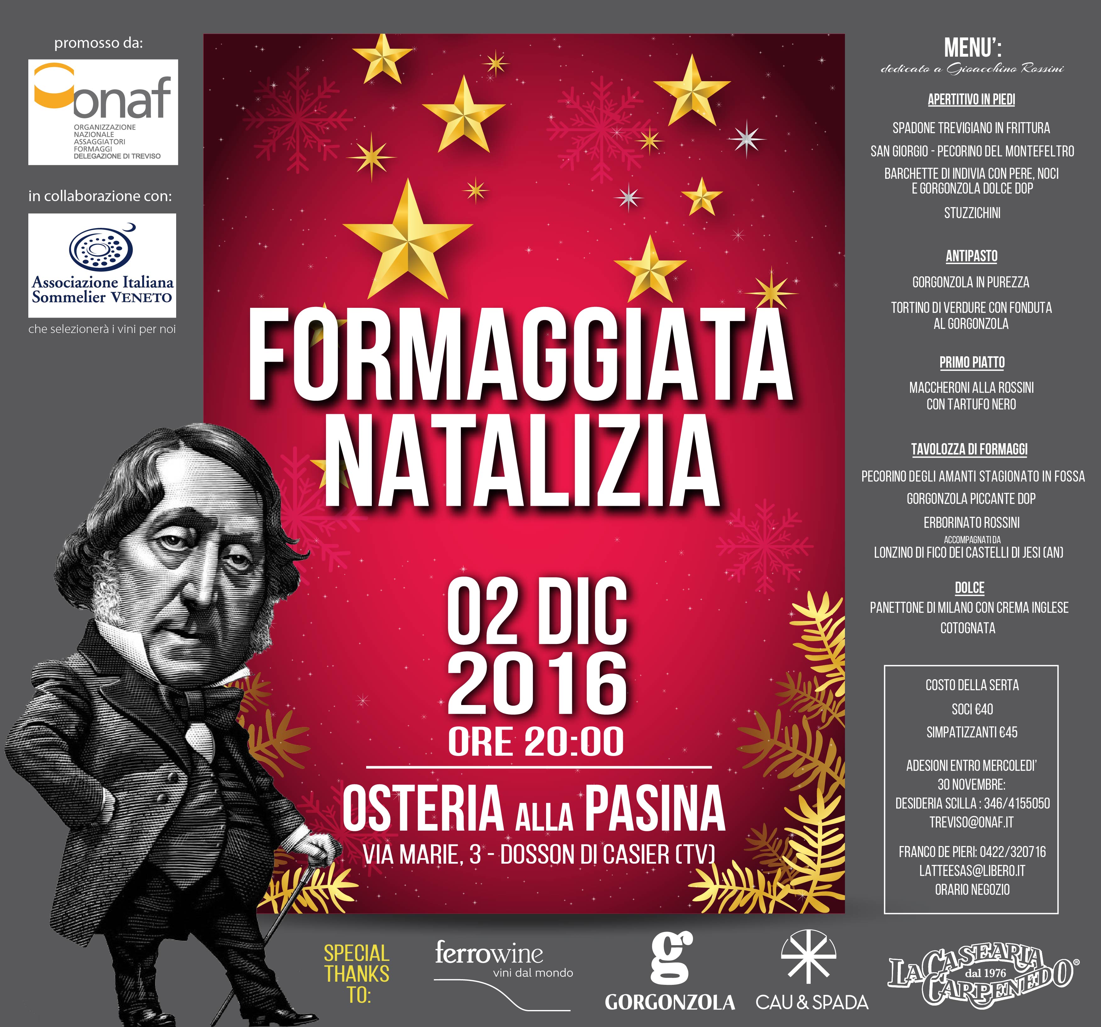 Formaggiata Natalizia 2016
